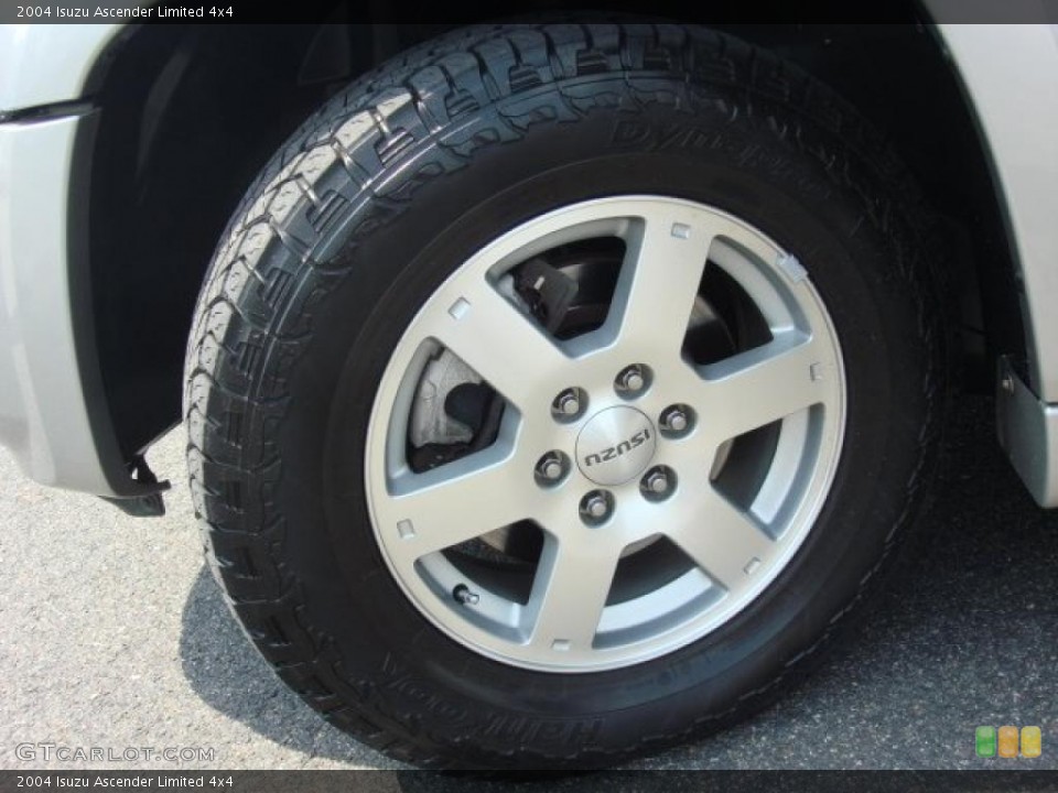 2004 Isuzu Ascender Limited 4x4 Wheel and Tire Photo #49778635