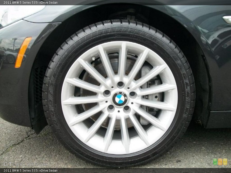 2011 BMW 5 Series 535i xDrive Sedan Wheel and Tire Photo #49780142