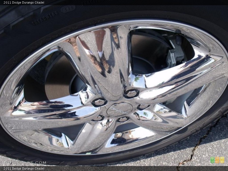 2011 Dodge Durango Citadel Wheel and Tire Photo #49780817