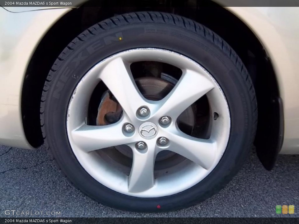 2004 Mazda MAZDA6 s Sport Wagon Wheel and Tire Photo #49782482