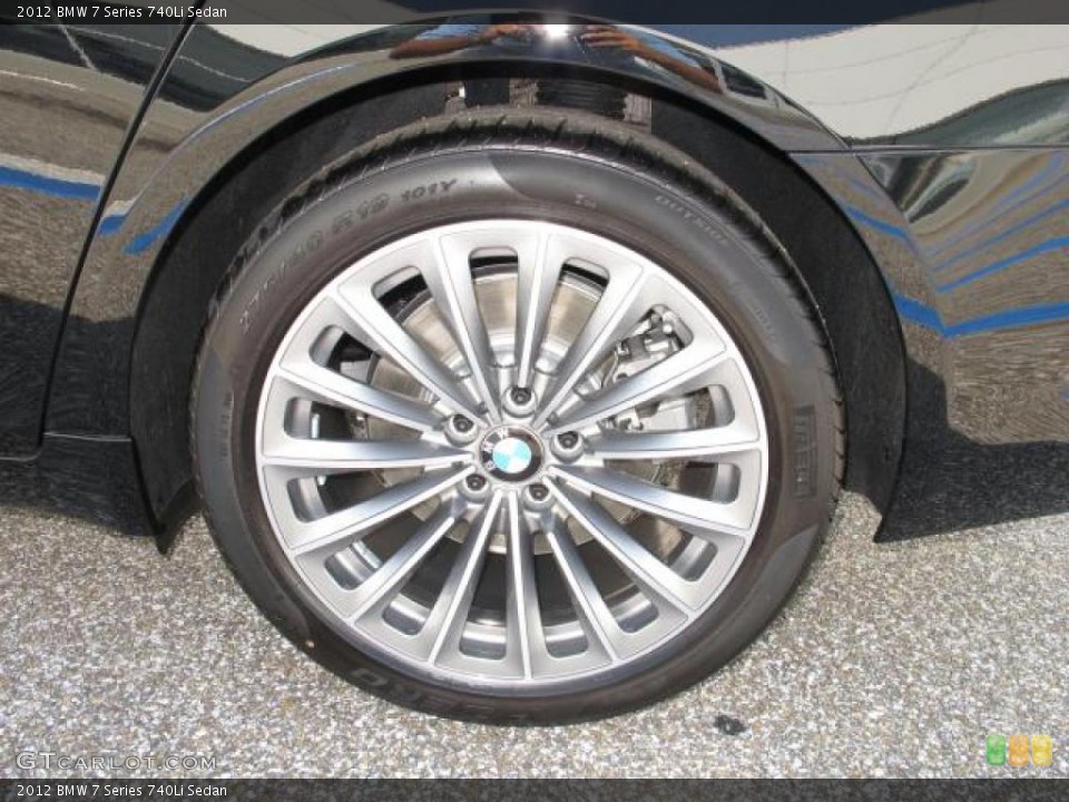 2012 BMW 7 Series 740Li Sedan Wheel and Tire Photo #49785170