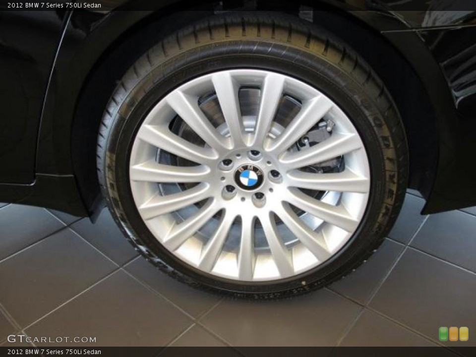 2012 BMW 7 Series 750Li Sedan Wheel and Tire Photo #49785314