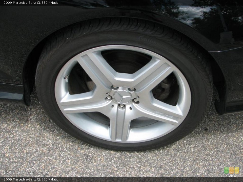 2009 Mercedes-Benz CL 550 4Matic Wheel and Tire Photo #49786148