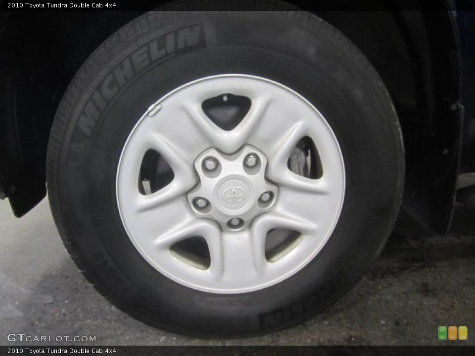 2010 Toyota Tundra Double Cab 4x4 Wheel and Tire Photo #49792763