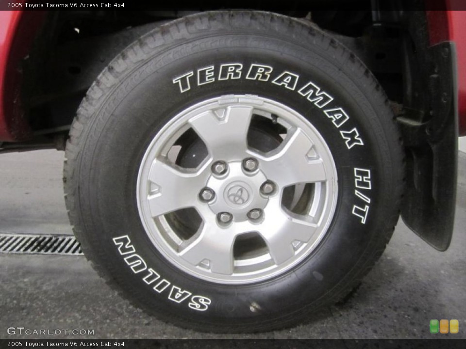 2005 Toyota Tacoma V6 Access Cab 4x4 Wheel and Tire Photo #49792943
