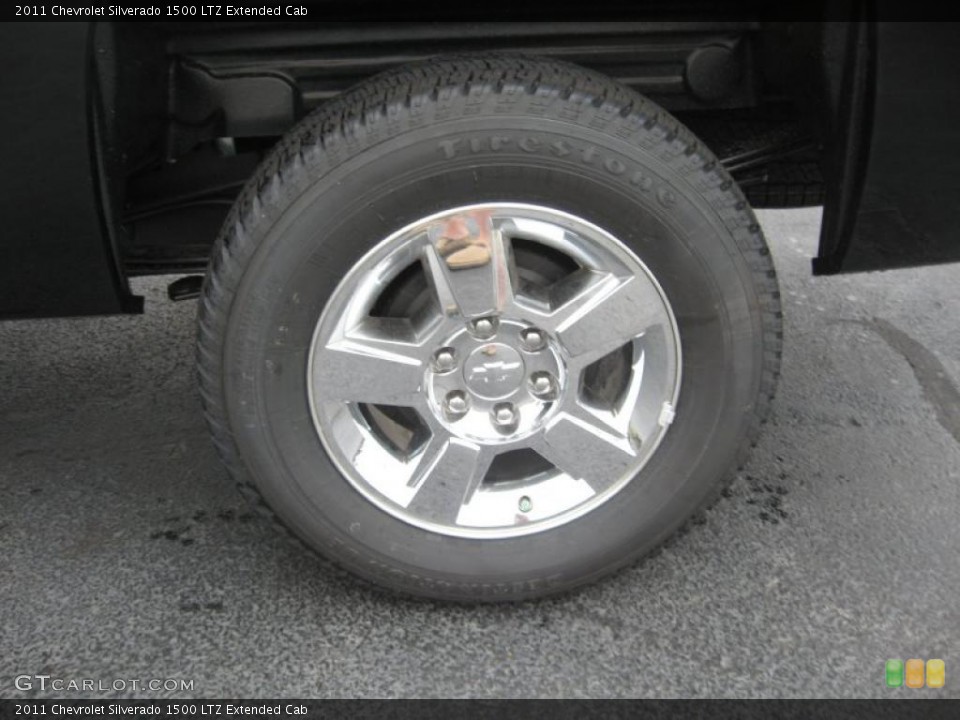 2011 Chevrolet Silverado 1500 LTZ Extended Cab Wheel and Tire Photo #49801251