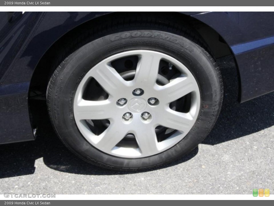 2009 Honda Civic LX Sedan Wheel and Tire Photo #49807923