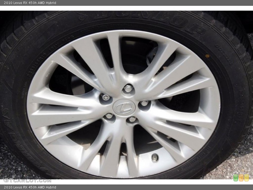 2010 Lexus RX 450h AWD Hybrid Wheel and Tire Photo #49808307