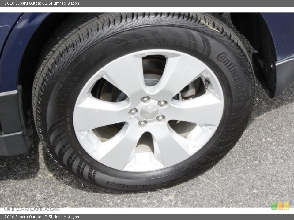 2010 Subaru Outback 2.5i Limited Wagon Wheel and Tire Photo #49810662