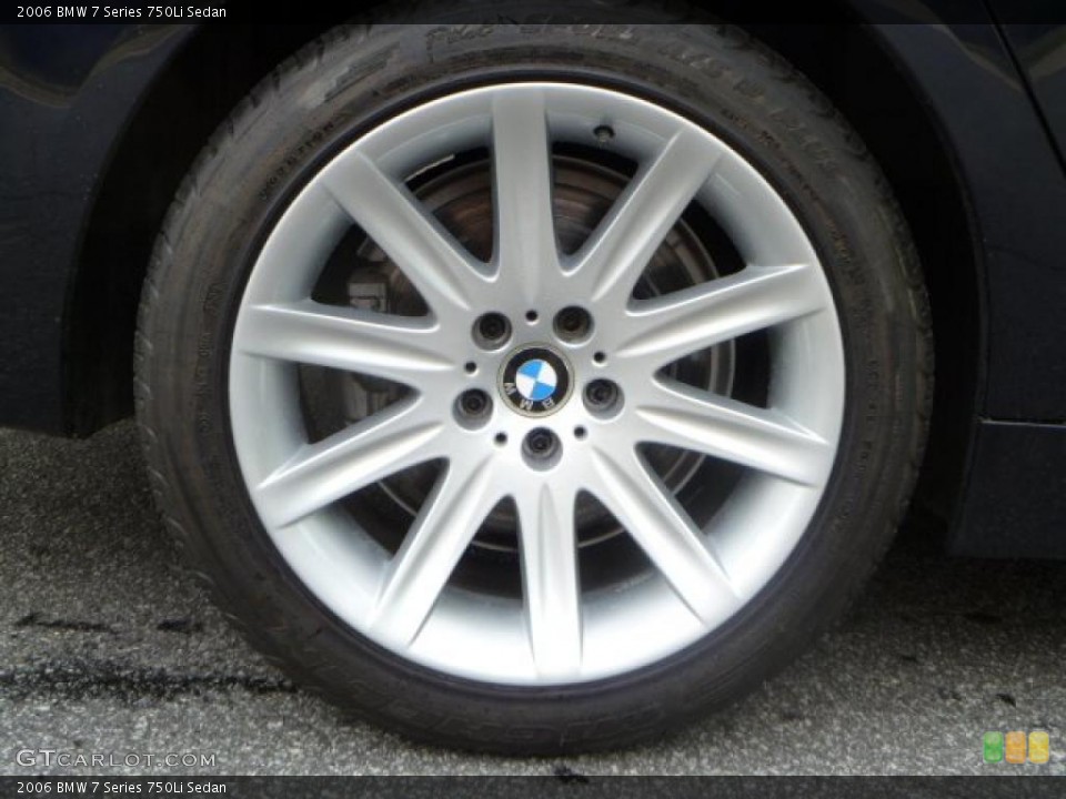 2006 BMW 7 Series 750Li Sedan Wheel and Tire Photo #49814338