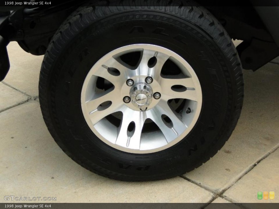 1998 Jeep Wrangler Custom Wheel and Tire Photo #49814694