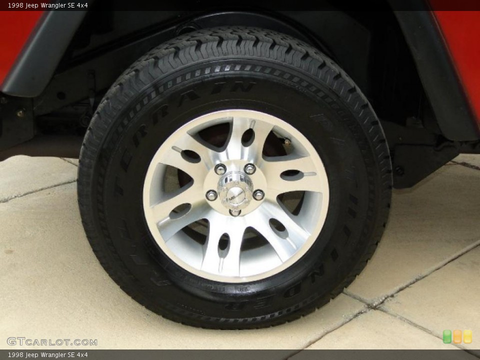 1998 Jeep Wrangler Custom Wheel and Tire Photo #49814724
