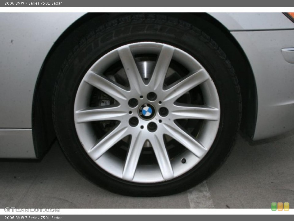 2006 BMW 7 Series 750Li Sedan Wheel and Tire Photo #49816878