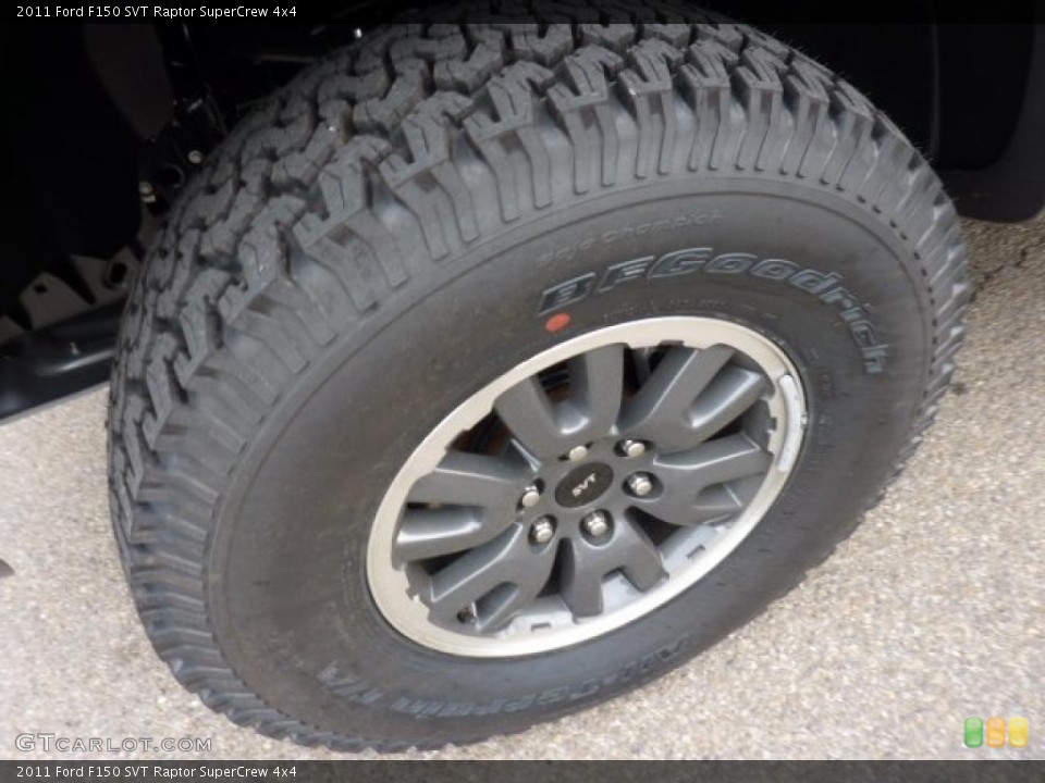 2011 Ford F150 SVT Raptor SuperCrew 4x4 Wheel and Tire Photo #49821114