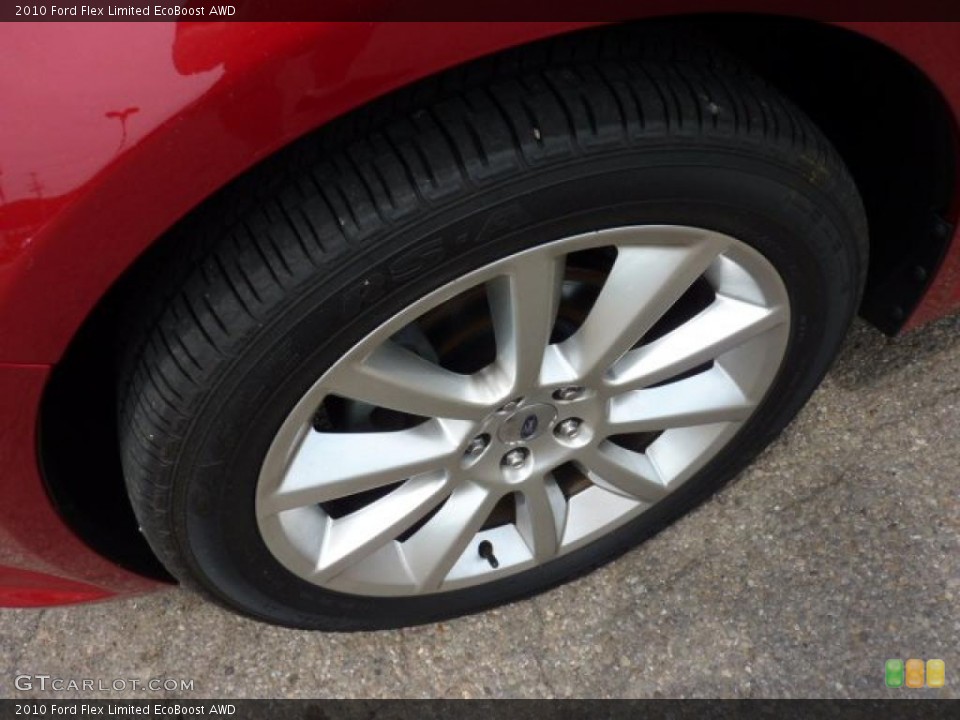 2010 Ford Flex Limited EcoBoost AWD Wheel and Tire Photo #49823982