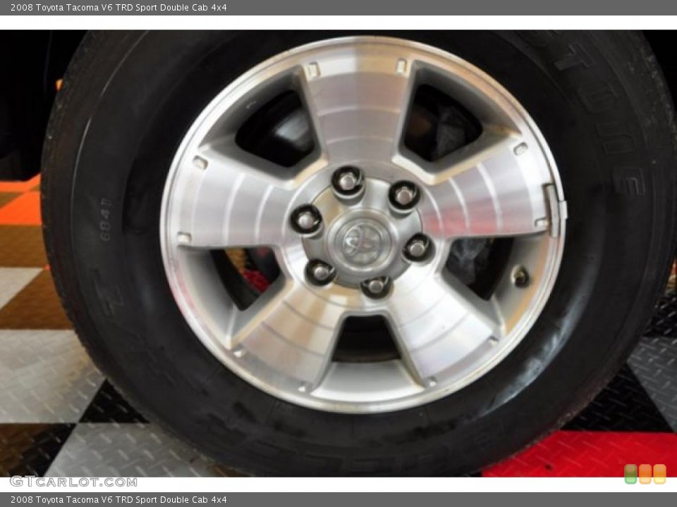 2008 Toyota Tacoma V6 TRD Sport Double Cab 4x4 Wheel and Tire Photo #49826835