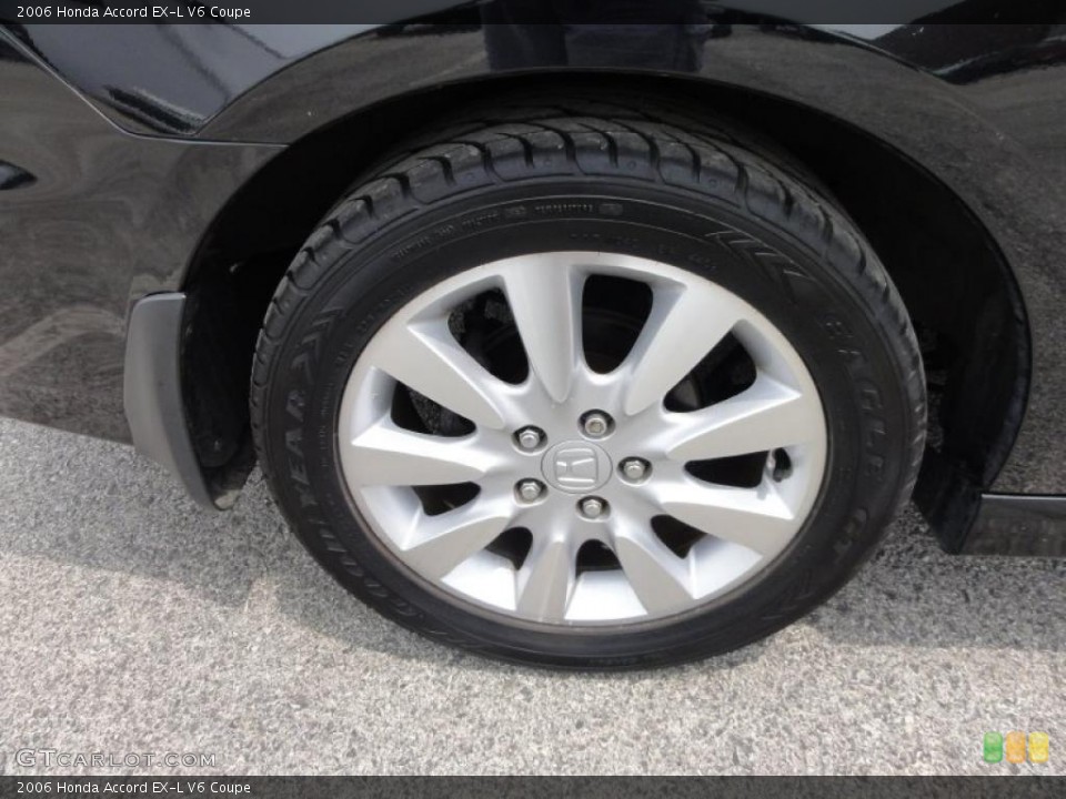 2006 Honda Accord EX-L V6 Coupe Wheel and Tire Photo #49833225