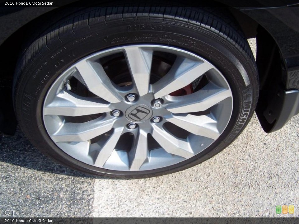 2010 Honda Civic Si Sedan Wheel and Tire Photo #49833510