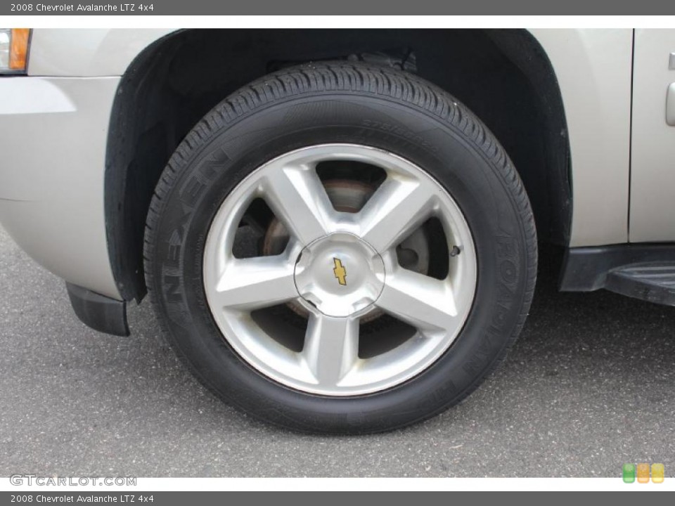 2008 Chevrolet Avalanche LTZ 4x4 Wheel and Tire Photo #49841239