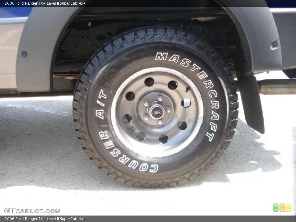 2006 Ford Ranger FX4 Level II SuperCab 4x4 Wheel and Tire Photo #49842406