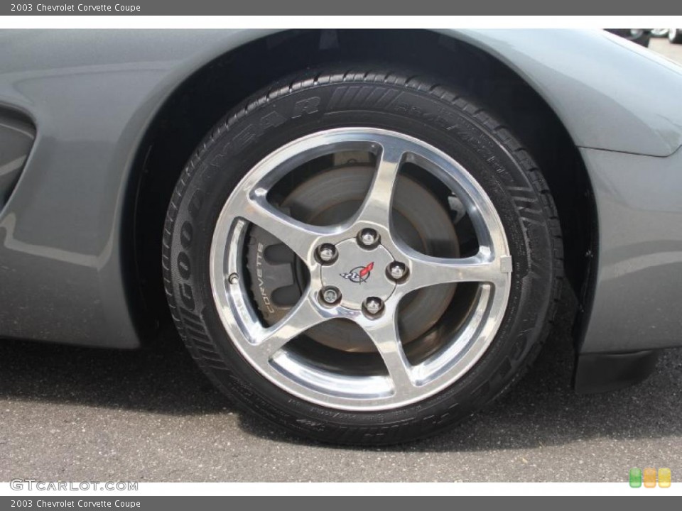 2003 Chevrolet Corvette Coupe Wheel and Tire Photo #49842568