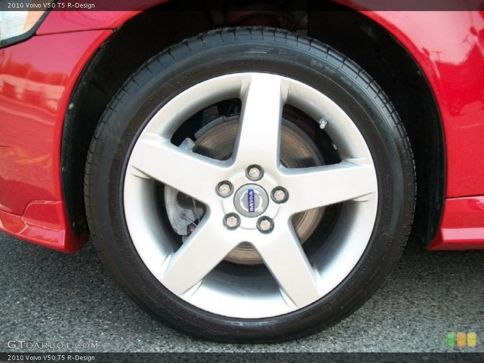 2010 Volvo V50 T5 R-Design Wheel and Tire Photo #49845535