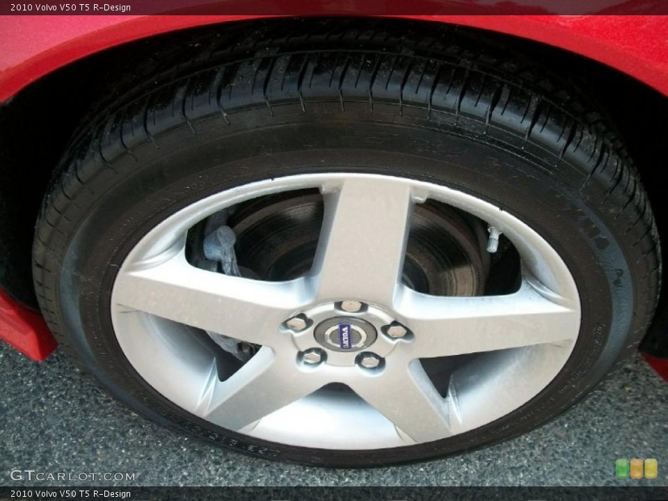 2010 Volvo V50 T5 R-Design Wheel and Tire Photo #49845538