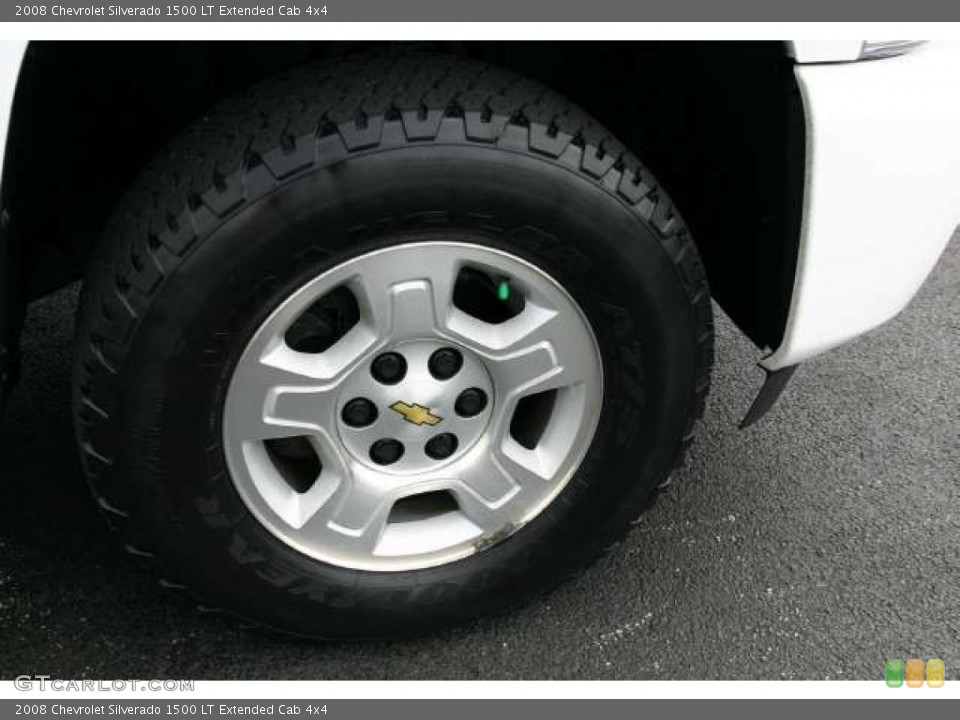 2008 Chevrolet Silverado 1500 LT Extended Cab 4x4 Wheel and Tire Photo #49845565