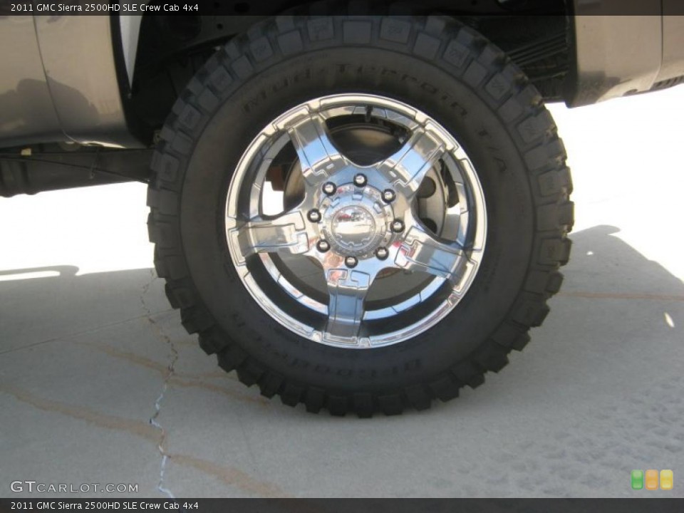 2011 GMC Sierra 2500HD Custom Wheel and Tire Photo #49846411