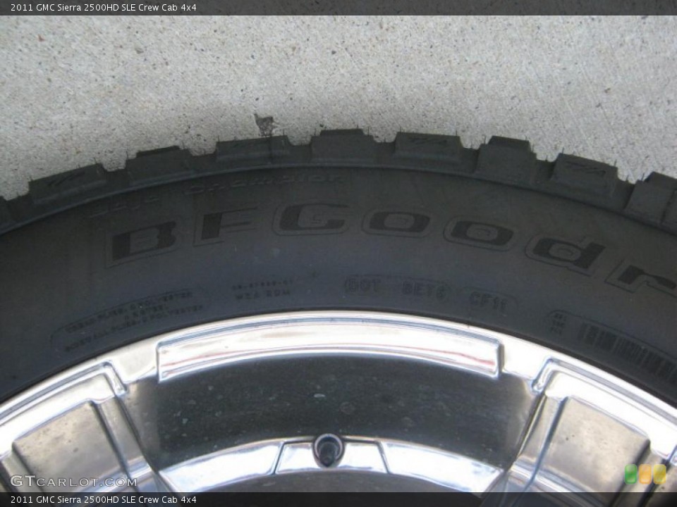 2011 GMC Sierra 2500HD Custom Wheel and Tire Photo #49846441