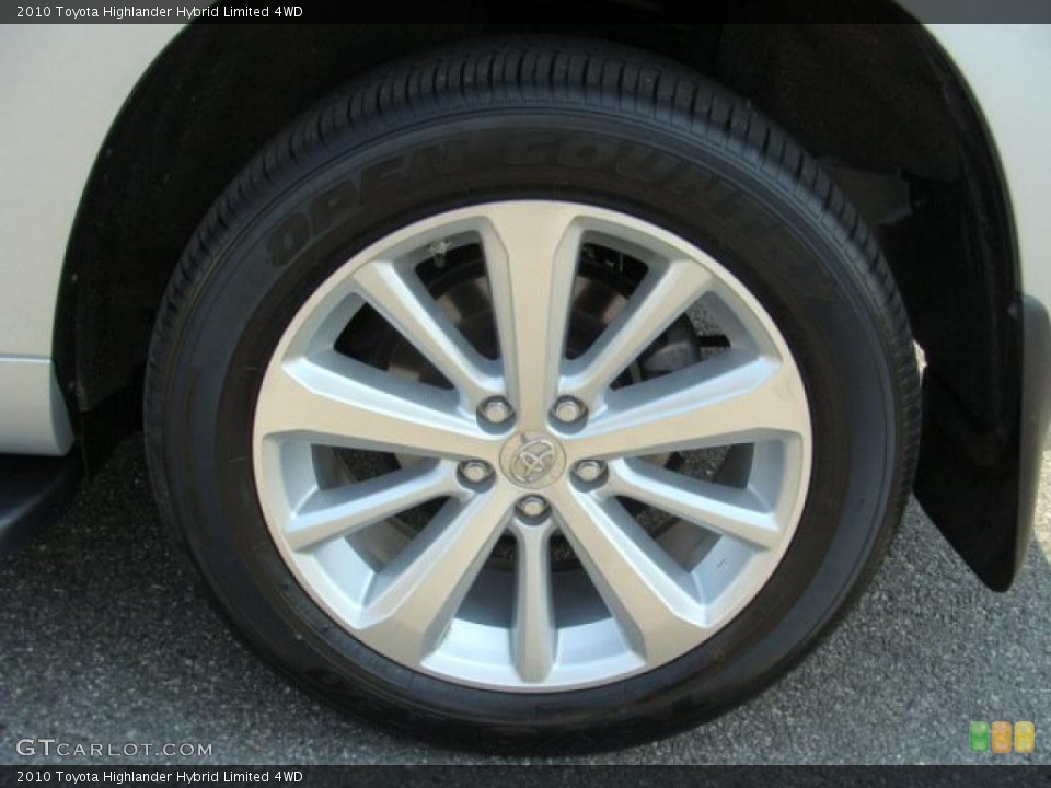 2010 Toyota Highlander Hybrid Limited 4WD Wheel and Tire Photo #49850272