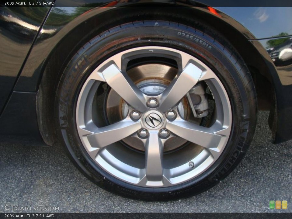 2009 Acura TL 3.7 SH-AWD Wheel and Tire Photo #49852617