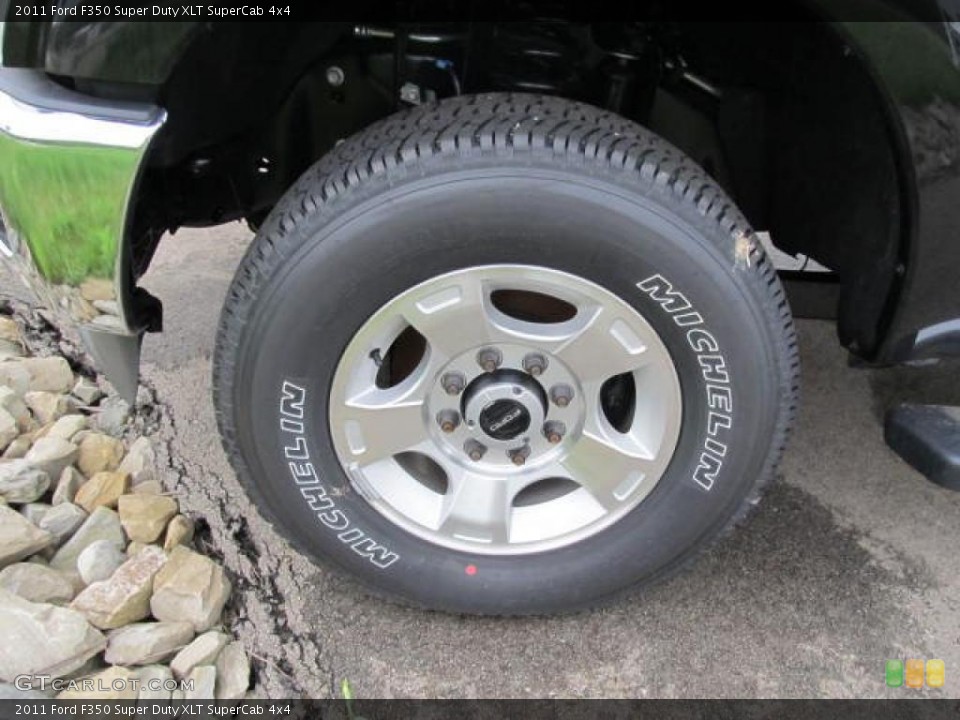 2011 Ford F350 Super Duty XLT SuperCab 4x4 Wheel and Tire Photo #49875896