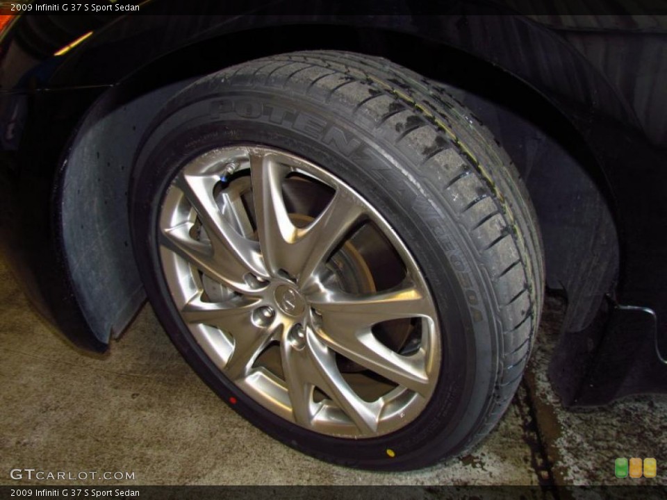 2009 Infiniti G 37 S Sport Sedan Wheel and Tire Photo #49877414