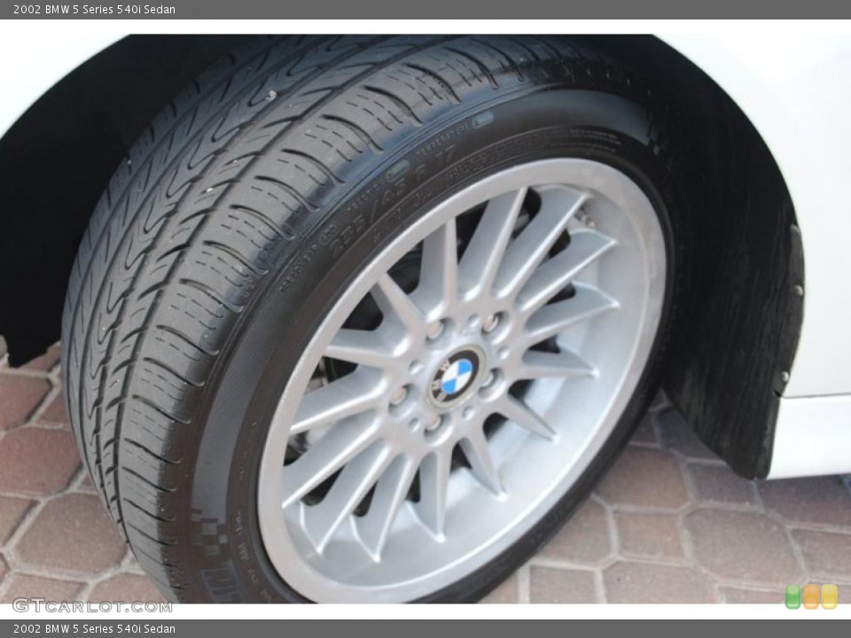 2002 BMW 5 Series 540i Sedan Wheel and Tire Photo #49878062