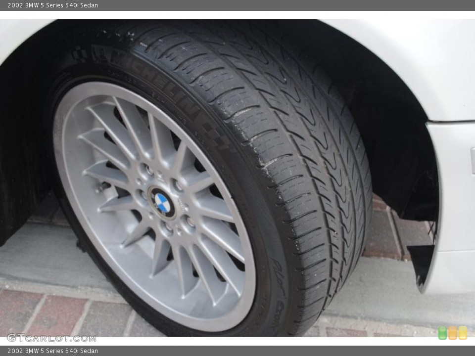 2002 BMW 5 Series 540i Sedan Wheel and Tire Photo #49878079
