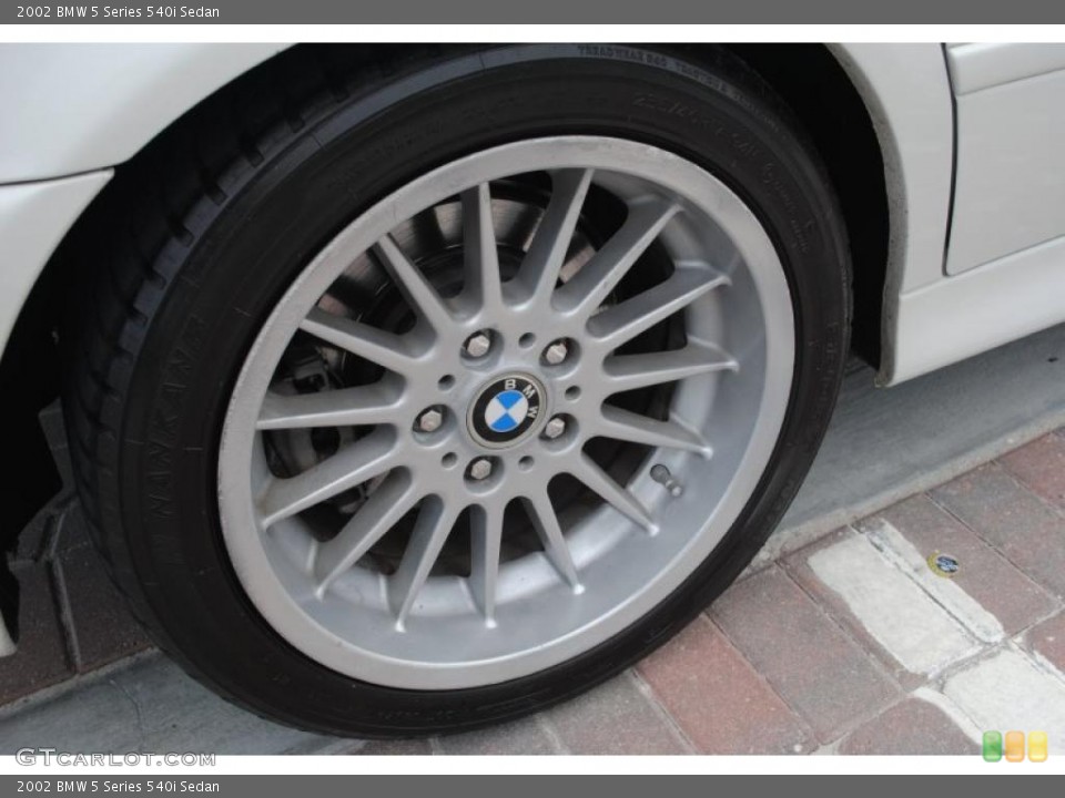 2002 BMW 5 Series 540i Sedan Wheel and Tire Photo #49878092