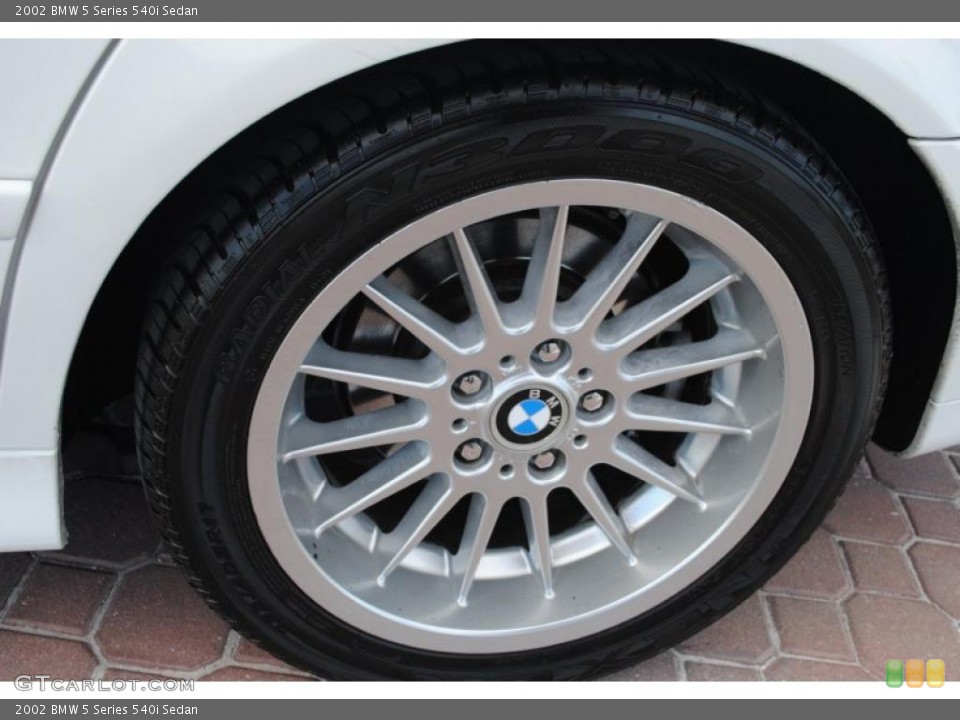 2002 BMW 5 Series 540i Sedan Wheel and Tire Photo #49878110