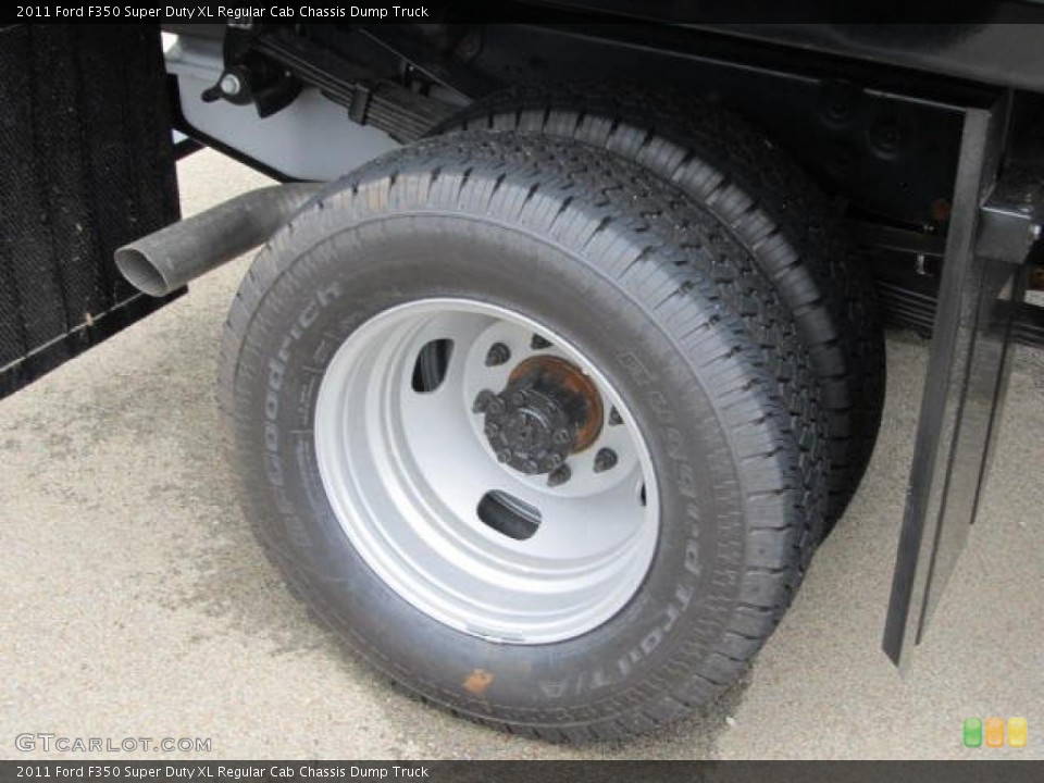 2011 Ford F350 Super Duty XL Regular Cab Chassis Dump Truck Wheel and Tire Photo #49878344