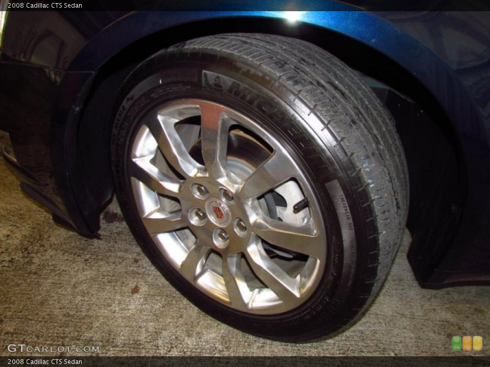 2008 Cadillac CTS Sedan Wheel and Tire Photo #49879043