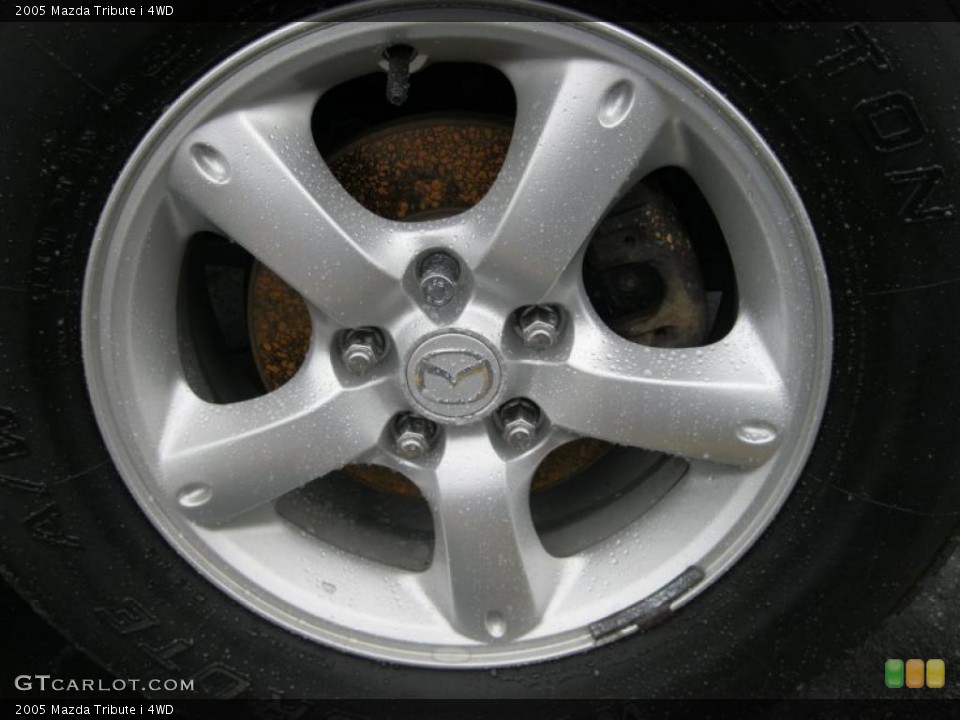 2005 Mazda Tribute i 4WD Wheel and Tire Photo #49883240
