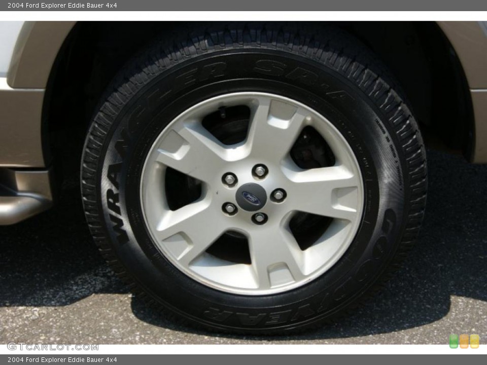 2004 Ford Explorer Eddie Bauer 4x4 Wheel and Tire Photo #49886000