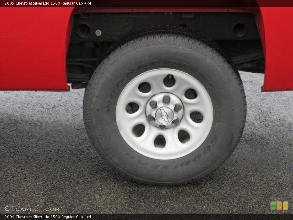 2009 Chevrolet Silverado 1500 Regular Cab 4x4 Wheel and Tire Photo #49887104