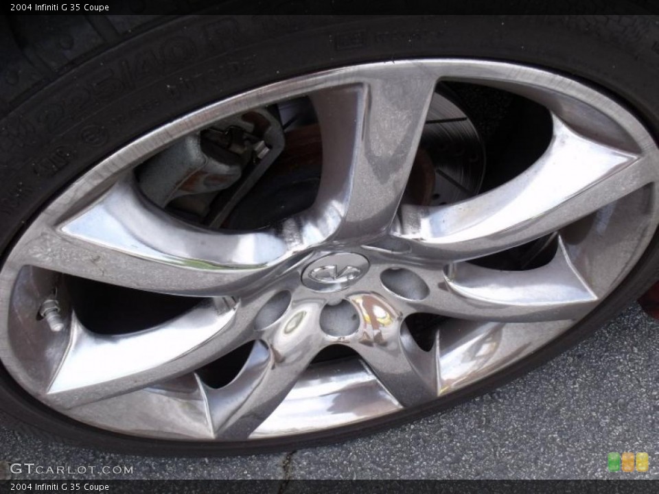 2004 Infiniti G 35 Coupe Wheel and Tire Photo #49890815