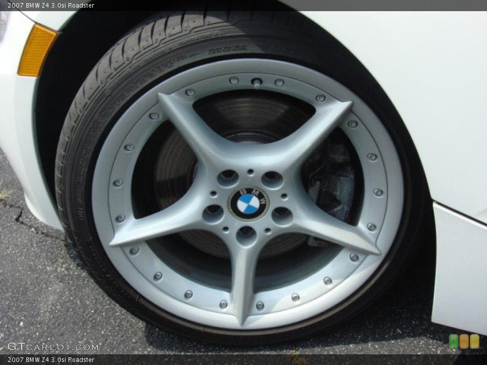 2007 BMW Z4 3.0si Roadster Wheel and Tire Photo #49891187
