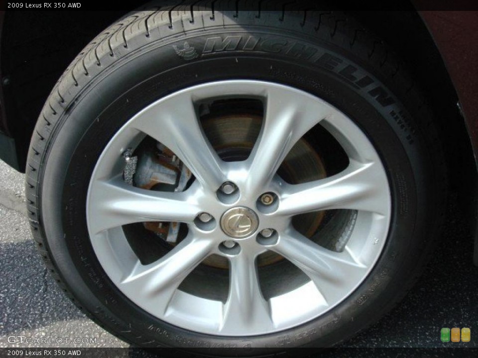 2009 Lexus RX 350 AWD Wheel and Tire Photo #49891943