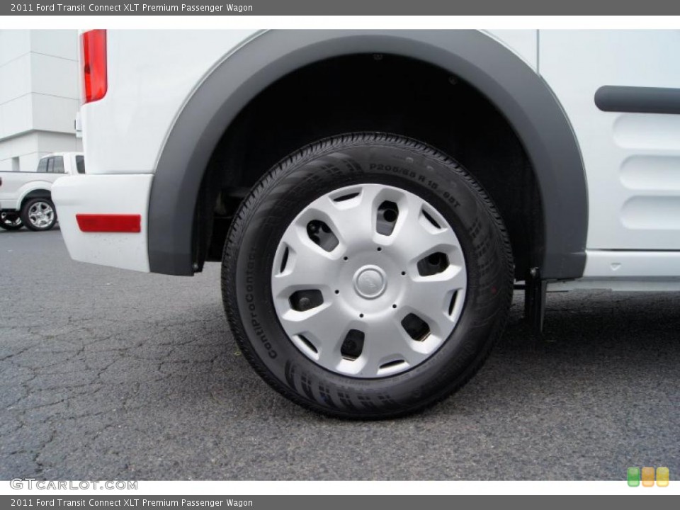 2011 Ford Transit Connect XLT Premium Passenger Wagon Wheel and Tire Photo #49892969