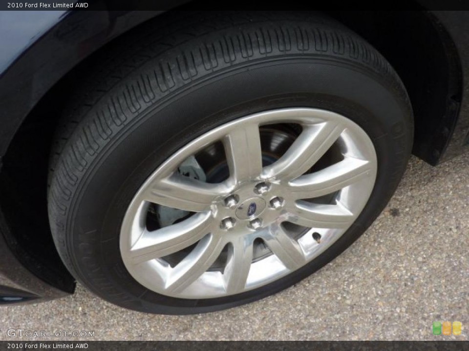 2010 Ford Flex Limited AWD Wheel and Tire Photo #49902332