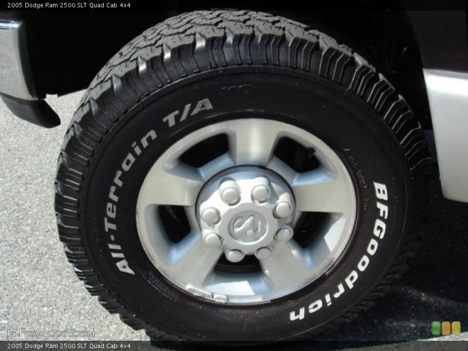 2005 Dodge Ram 2500 SLT Quad Cab 4x4 Wheel and Tire Photo #49907787