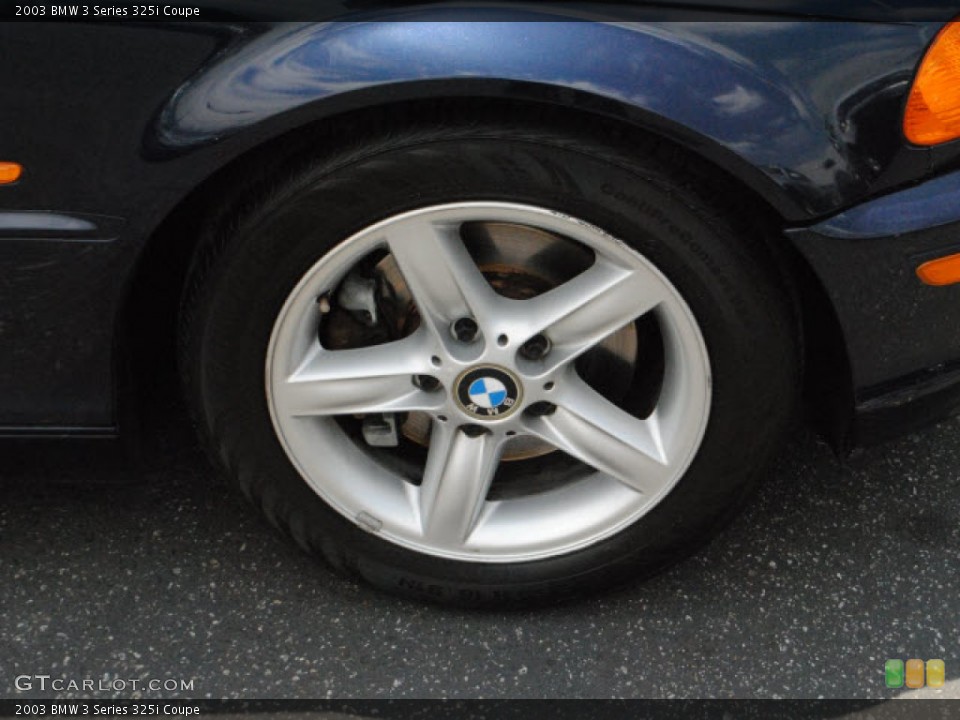 2003 BMW 3 Series 325i Coupe Wheel and Tire Photo #49908519